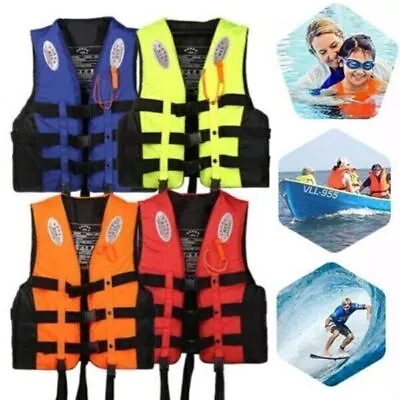 Adult/Kid Life Jackets Watersport Ski Buoyancy Aid Kayak Sailing Boating Jacket. • £19.38