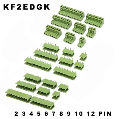 KF2EDGK PCB Terminal Block Connectors 5.08mm Pitch 2 3 4 5 6 7 8 9 10 12 PIN • $1.38