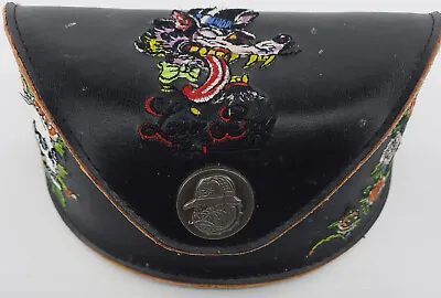 Ed Hardy Lover Boy EHS 016 Skull And Roses 1971 Sunglass Leather Case And Cloth • $35.50