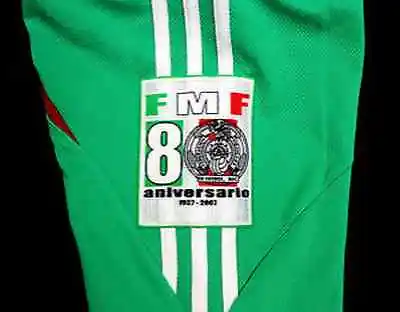 Seleccion Mexico 80 Anniversary FMF Authentic Patch Parche Soccer Jersey Shirt  • $5.95