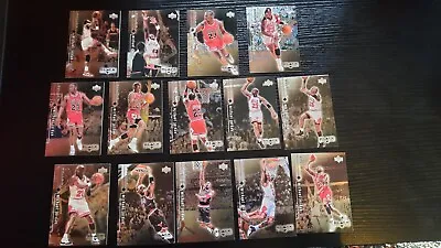 1999 Upper Deck Michael Jordan Black Diamond (14) Card Complete Set • $39