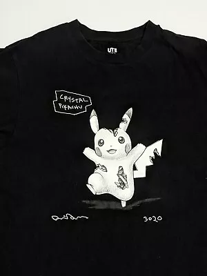 Uniqlo UT X Daniel Arsham X Pokemon Crystal Pikachu Mens T-shirt Size Large • $29.99