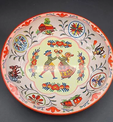 Vtg Daher Decorated Ware 11101 Tin Tray1971 England Valentine Folk Art • $14.99