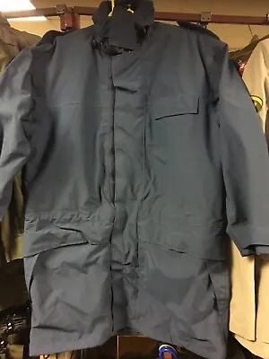 Raf Blue Security Gortex Wet Weather Coat 90 Cm Chest Medium • £20