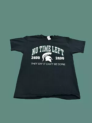 Michigan State Spartans Basketball 2400 No Time Left Repeat Feat VTG Shirt XL • $1