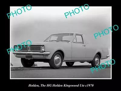 OLD LARGE HISTORIC PHOTO OF THE HG HOLDEN KINGSWOOD UTE C1970 • $9