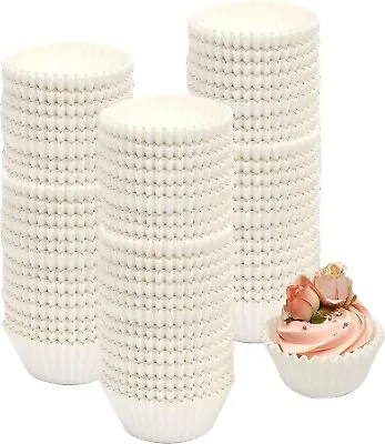 300 Pcs Jumbo Cupcake Liners Baking Cups Odorless Muffin Liners For Baking-White • $11.09