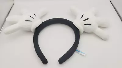 Mickey Mouse Hands Headband Plush Head Ears Tokyo Disneyland Disney Parks • $18.98