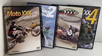 Moto XXX 1 2 3 & 4 DVD Lot Video Documentary Dirt Bike Hellraisers Up In Flames • $28.95