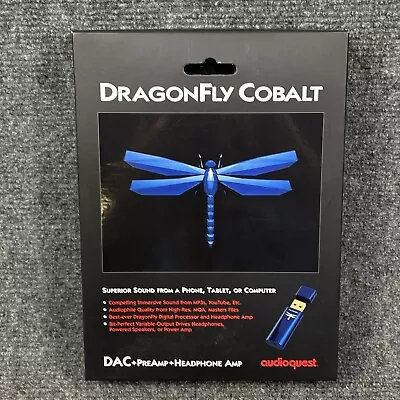 AudioQuest DragonFly Cobalt DAC + Preamp + Headphone Amp • $189