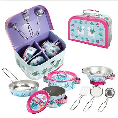 £13.99 • Buy SOKA Llama Kids Kitchen Set Toy Pots And Pans Set Toy Kitchen Accessories