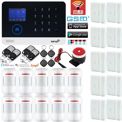 R05 WIFI Internet APP GSM GPRS TUYA Wireless Home Security Alarm Burglar System • $160.54