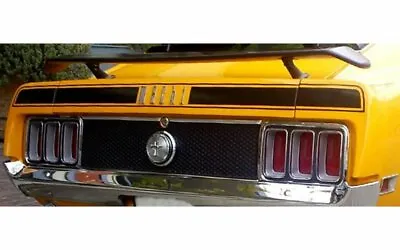 1970 Mustang Mach 1 Trunk Lid Stripe Kit MATTE BLACK 803-MBK • $34.95
