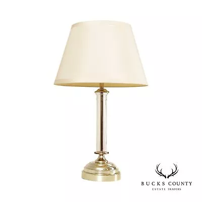 Restoration Hardware Glass Column Table Lamp • $235