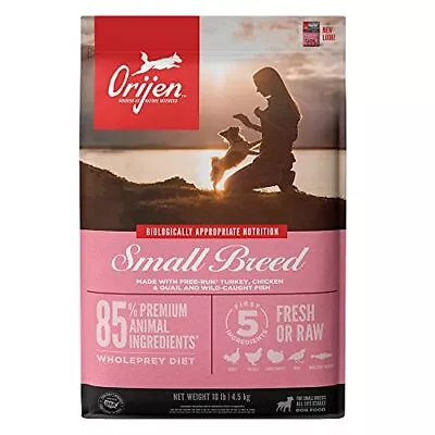 $38.27 • Buy ORIJEN Dog Small Breed Recipe 4lb High-Protein Grain-Free Dry Dog Food