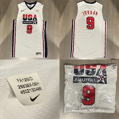 £129.99 • Buy Official BNWOT M Nike Michael Jordan #9 USA Dream Team 2012 Jersey 1992 NBA RARE