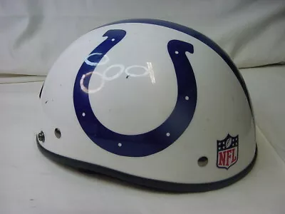 $50 • Buy Indianapolis Colts Nfl Motorcycle Helmet Bbh Brogies - Men's Large