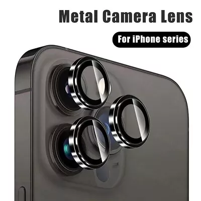 For IPhone 12 13 14 Pro Max Camera Lens Metal Screen Protector Full Lens Cover • £3.99