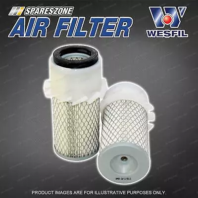 Wesfil Cylindrical Air Filter For Kubota B5100 0.5L D 2Cyl F2400 1.1L D 3Cyl • $44.99