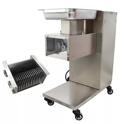 QE 8mm Meat Cutting Machine 500kg/h Slicer Cutter Commercial Meat Processing • $1089.46