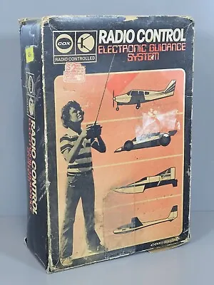 $60 • Buy 1970's Radio Control Electronic Guidance System Cox Sanwa 4 Channel W/ Servo Box