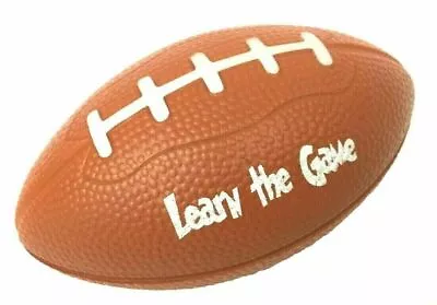 Learn The Game Kid's Mini Pocket Size Football Toy Sponge Soft Foam Style Ball • $6.99