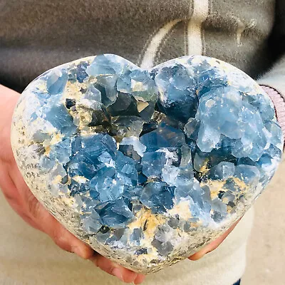 6.91LB  A++++Natural Beautiful Blue Lapis Lazuli Crystal Cave Mineral Samples • $0.99
