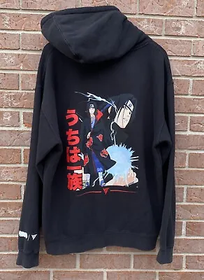 Hypland Naruto Itachi Uchiha Pullover Hoodie Black Men’s Large • $50