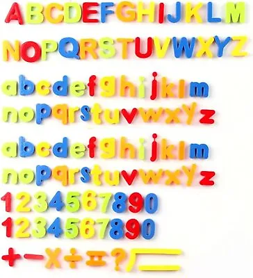 £9.59 • Buy 106 Pcs Magnetic Letters Alphabet Numbers Educational Toy Fridge Magnets UK