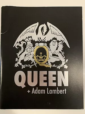 Original Queen + Adam Lambert 2014-2015 World Tour Concert Program Book • $25