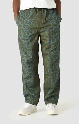 HUF Printed Runyon Easy Pant - Leopard Camo • $29.99