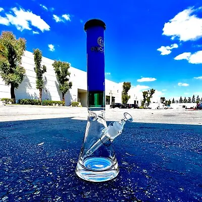 $49.95 • Buy 16  Crazy Thick Bong Quad Section Color Hookah Water Pipe Glass Tobacco Beaker