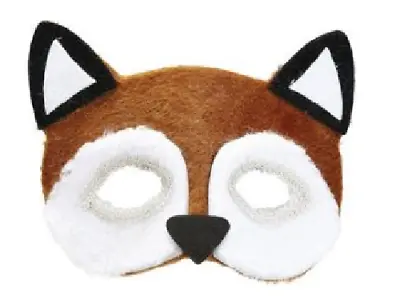 Fox Mask. Plush Soft Feel Eye Mask.  One Size • £5.99