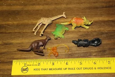 6 Vintage Miniature Toy Animals 1970s-80s • $5.76