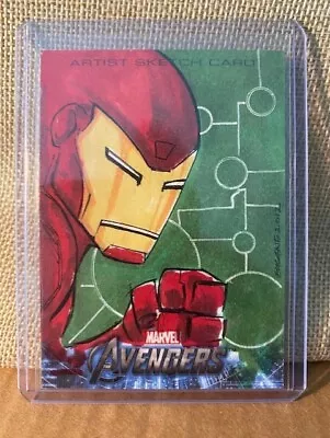 2012 Marvel Avengers Assemble Sketch 1/1 Iron Man • $1.99