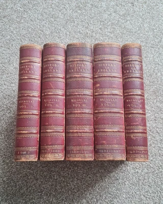 £40 • Buy The History Of England Vol 1-5 By Macaulay Rare Editions