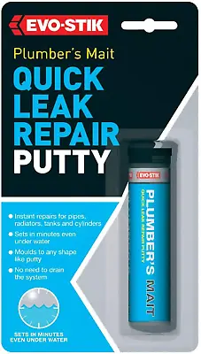 £7.62 • Buy EVO-STIK Plumber's Mait Quick Leak Repair Epoxy Putty, Instant Repairs For Pipes