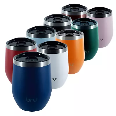 Reusable Coffee Cup | Thermal Travel Mug | 12oz | 340ml | Stainless Steel | Bru • £15