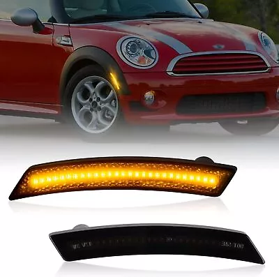 2x Amber LED Front Side Marker Light For Mini Cooper R55 R56 R57 R58 R59 R60 R61 • $15.99