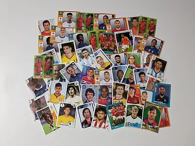 Panini World Cup Euro Football Unused Album Stickers X50 Mixed Lot 5 • £12.99