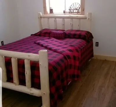 $579 • Buy Log Bed Special! Log Cabin Rustic Log Bed! Log Furniture For Your Home Or Cabin!