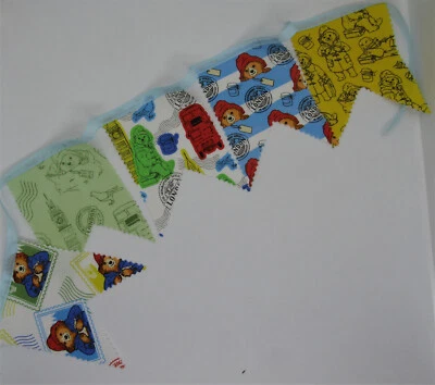 £4 • Buy Paddington Bear Bunting Nursery Baby Gift Fabric 