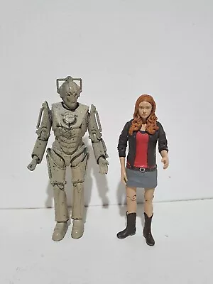 £11.99 • Buy Doctor Who Figures Amy Pond 2009 5  Stone Cyberman 2006 5.5 