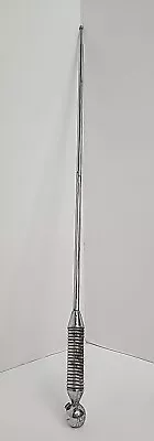 Vintage Car/Trucker Whip Spring Telescopic Ball Antenna 5ft. Extended • $29.99