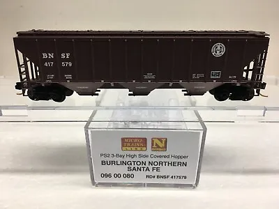 N Scale Micro Trains MTL 096 00 080 BNSF 417579 Covered Hopper • $32.50