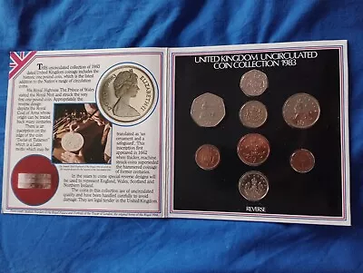 1983 Royal Mint Annual Bunc Coin Set • £15