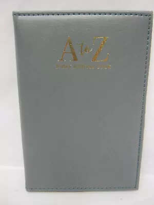 Tallon Padded Address Book A To Z Index Grey 18.5cm X 12cm • £3.95