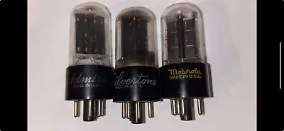 (1)Silvertone/Delco (1) Admiral (1) Motorola 6W4 Vacuum Tubes Tested • $12