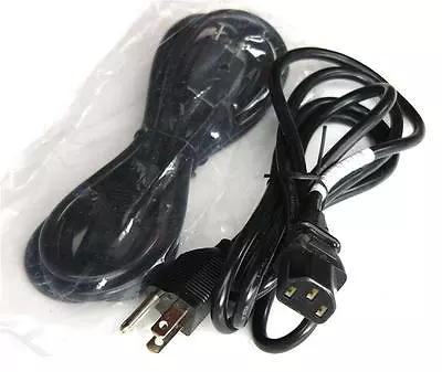 Lot Of 12 NEW  3-Prong Universal 6' Ft Trapezoid Computer Power Cord AC Cable  • $18