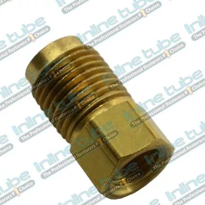 1/2-20 Male 3/8-24 Female Inverted Flare Brake Line Adapter Master Cylinder Gm • $13.50